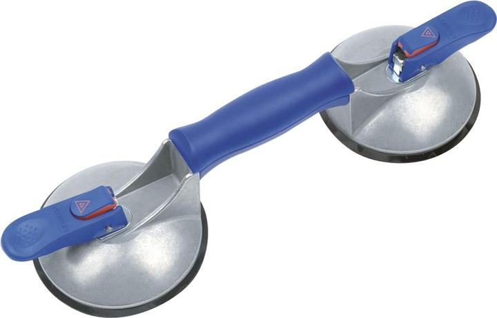 Image du produit Bohle Ventouse VERIBOR® BLUE LINE, corps en aluminium à 2 têtes, charge max. 60 kg, Ø (60 kg)