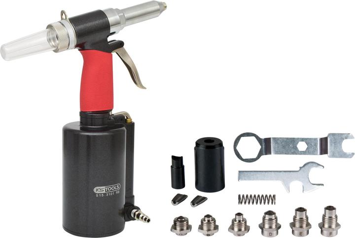 Productafbeelding KS Tools Pneumatisch blindklinknagelpistool. 3,2-4-4,8-6,4mm 515,3