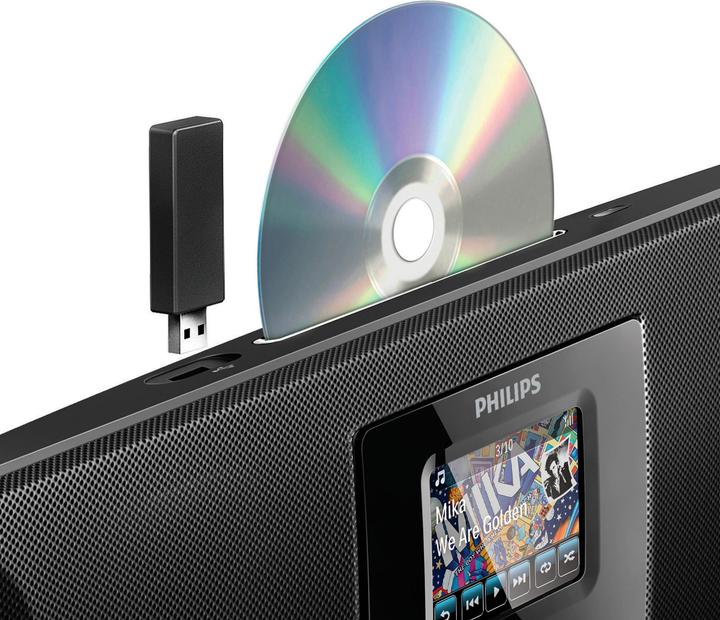 Actual product image Philips MCI298, Wireless Hi-Fi Microsystem, Internet radio