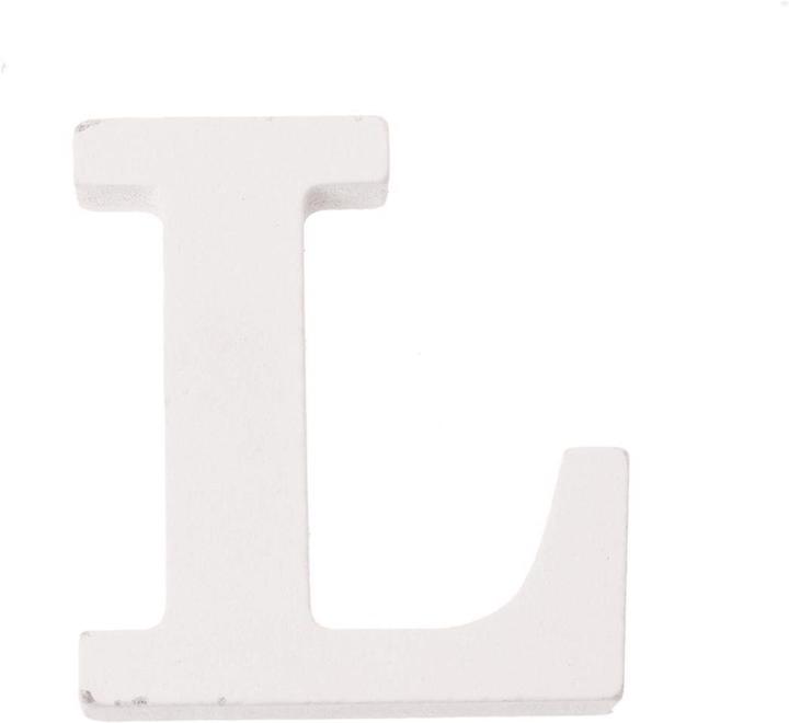 Glorex Lettre L MDF 5,5x0,9cm 1pce