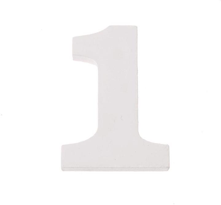 Image du produit Glorex Zahl 1 MDF 5,5x0,9cm 1St