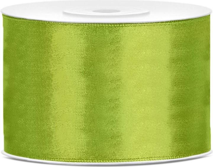 Produktbild Partydeco Satinband 50mm Apfelgrün (25m)
