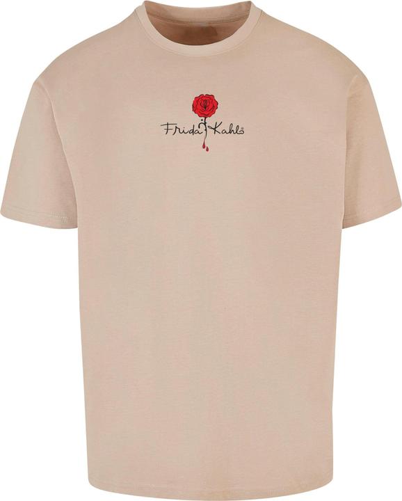 Immagine prodotto Merchcode Frida Kahlo - Maglietta oversize con logo rosa - 116581 (S)