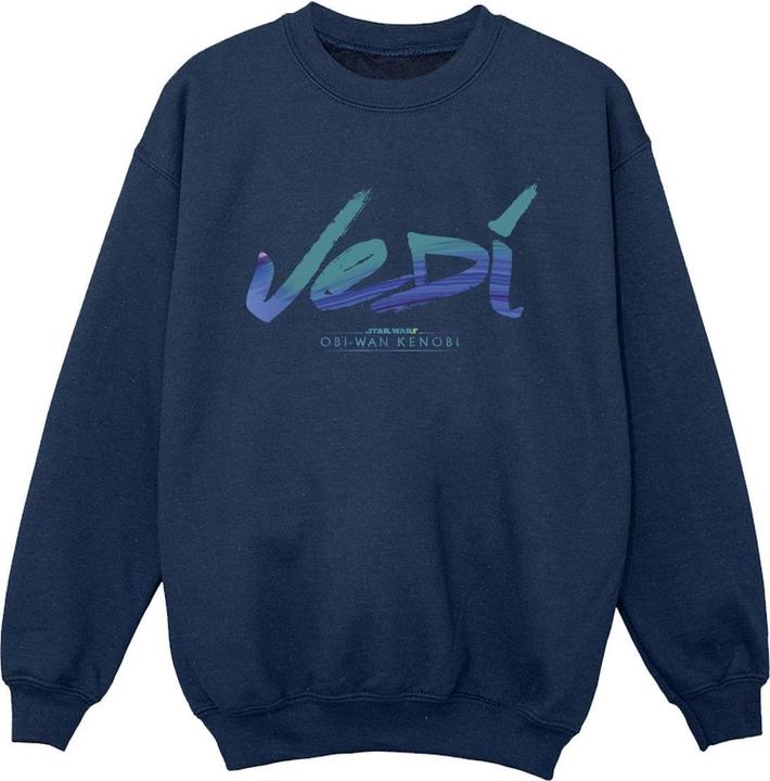 Star Wars ObiWan Kenobi Jedi Painted Font Sweatshirt Jungen