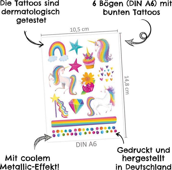 Produktbild Papierdrachen Einhorn & Regenbogen