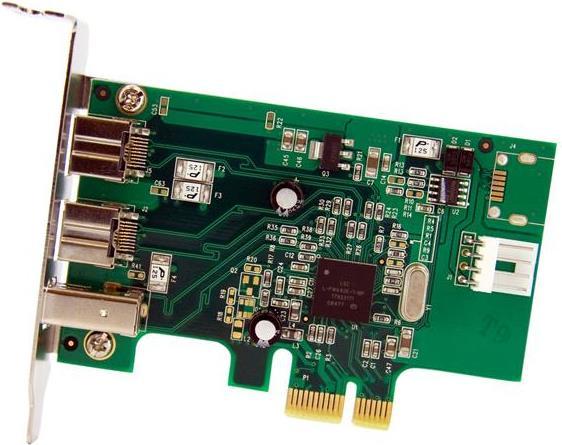 Produktbild StarTech 3 Port Low Profile PCIe FireWire Adapter