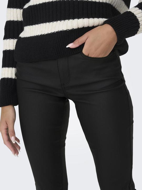 Actual product image Only Skinny fit mid waist leg with flare trousers Trousers (32)