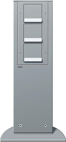 Actual product image Gira 134126 Socket CEE 7/3 aluminum