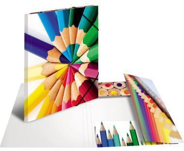 Actual product image HERMA Sammelmappe DIN A3 Karton mehrfarbig 3 (A3, 1 x)