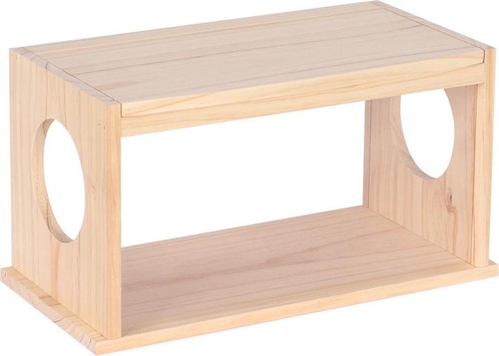 Produktbild Duvoplus Heuraufe aus Holz/Metall, 14x18x37cm