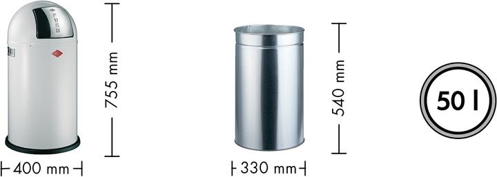 Actual product image Wesco Pushboy (50 l)