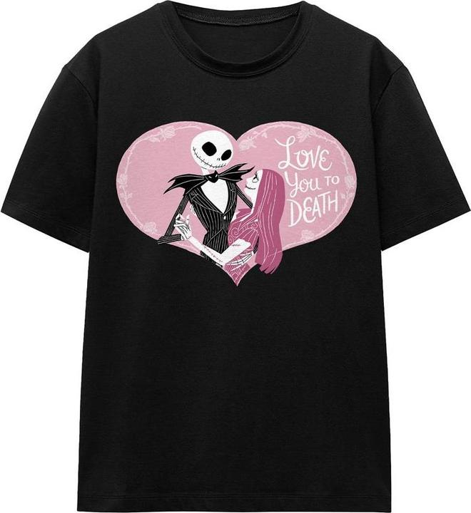 Produktbild The Nightmare Before Christmas Love You To Death TShirt Valentinstag (XL)