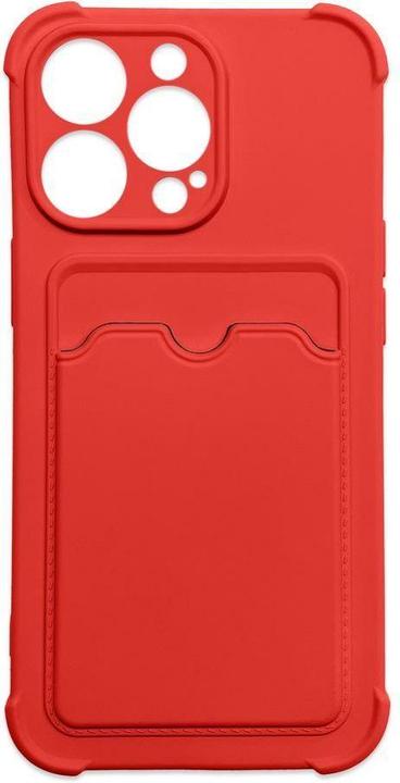 Image du produit Hurtel Card Armor Case Pouch Cover for iPhone 11 Pro Card Wallet Silicone Air Bag Armor Red (Apple iPhone 11 Pro)