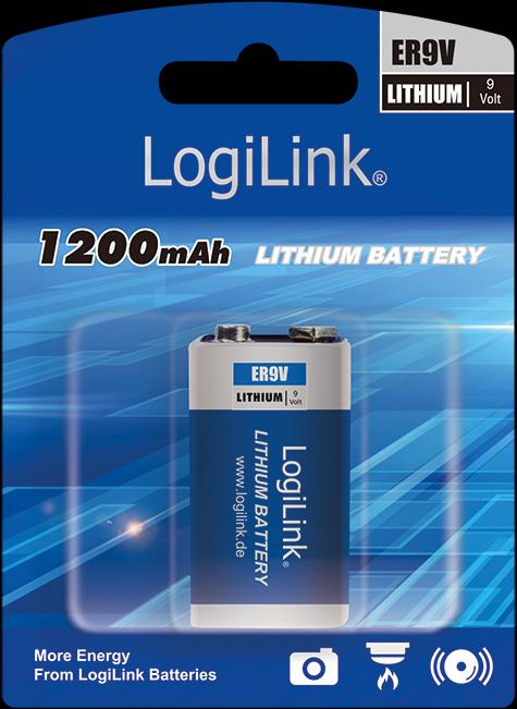 Actual product image LogiLink Ultra Power ER9V (1 pcs., 9V Block, 1200 mAh)