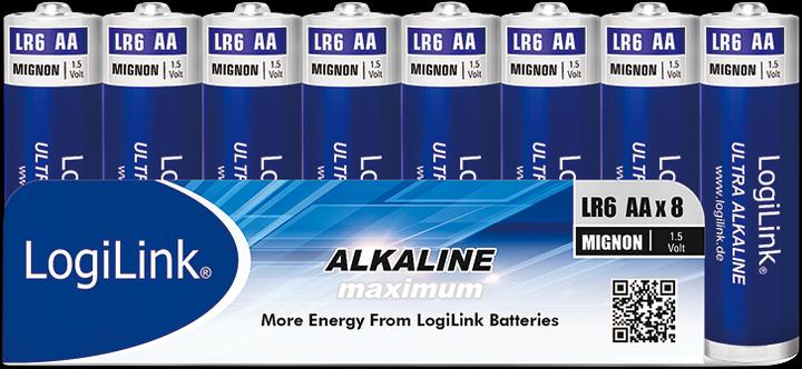 Produktbild LogiLink Ultra Power (8 Stk., AA, 1700 mAh)
