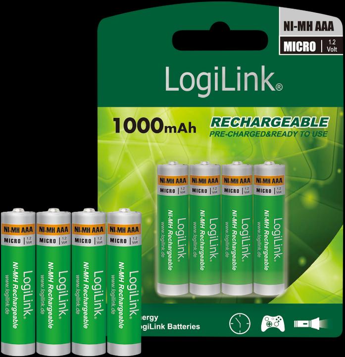 Produktbild LogiLink Ultra Power (4 Stk., AAA, 1000 mAh)