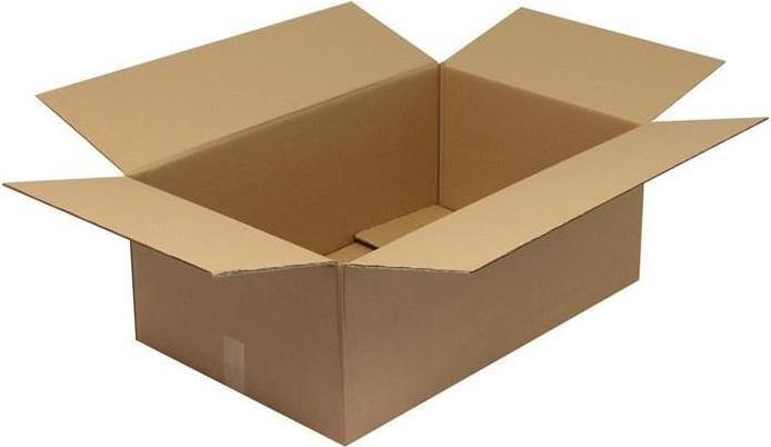 Actual product image Transpak Folding carton 2-wall dimensions 800x500x300mm quality 2.30BC brown brown (15 x)