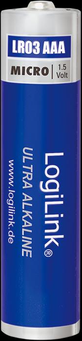Produktbild LogiLink Ultra Power (8 Stk., AAA, 650 mAh)
