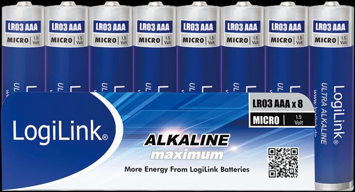 Produktbild LogiLink Ultra Power (8 Stk., AAA, 650 mAh)