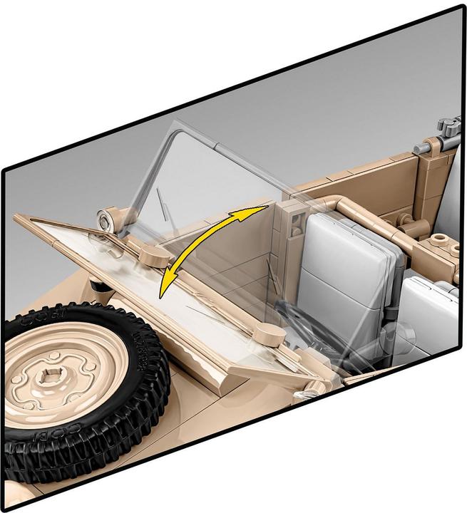 Produktbild Cobi H.C. WWII Kübelwagen Typ 82 1:12 - 1290T