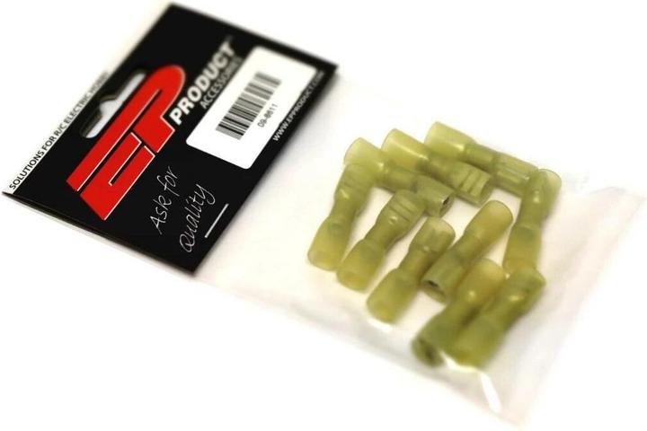 Image du produit EP Cosse plate WP 6.3 x 0.8 mm, femelle, jaune, 10 pcs.