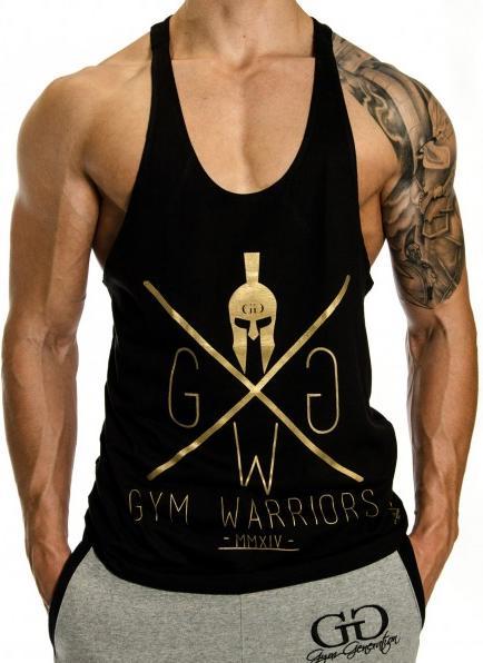 Gym Generation Warriors Stringer BLACK