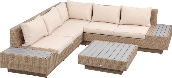 Produktbild Outsunny Luxus Polyrattan Loungeset