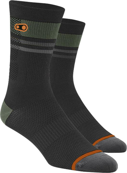 Black, Orange, Green