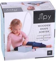 Produktbild Jipy Formen-Steck-Spiel Holz Uni Farbe