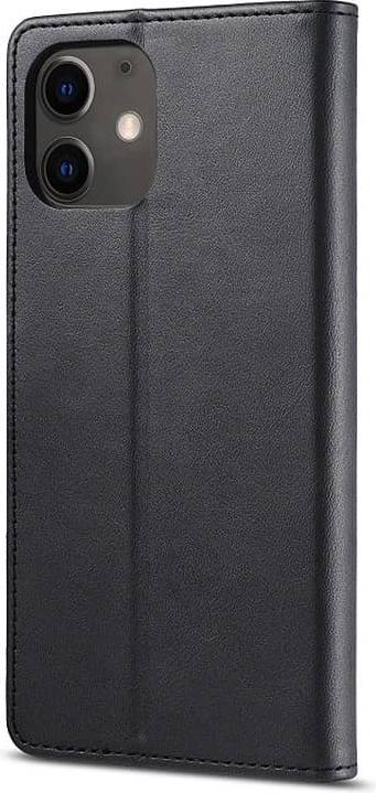 Actual product image LC.Imeeke iPhone 16e - Wallet Etui mit 3 Kartenfächern & Magnetverschluss, schwarz (Apple iPhone 16e)
