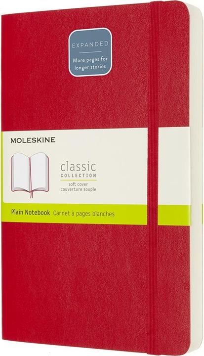 Produktbild Moleskine Notizbuch SC L/A5 (A5, Blanko, Weicher Einband)