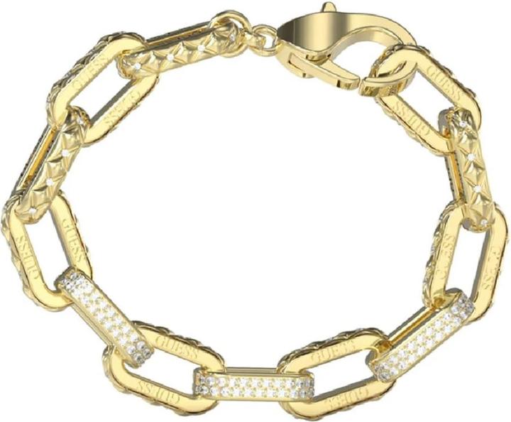 Guess MATELASSE & PAVE BRACELET Armband (18.50 cm, Edelstahl)