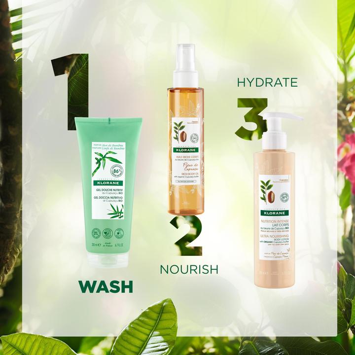 Produktbild Klorane Duschgel mit Bambussaft (200 ml)