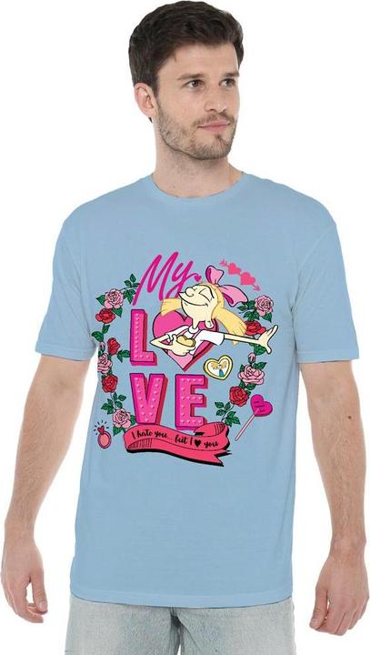 Immagine prodotto Hey Arnold! I Hate You But Love You TShirt Valentinstag (XL)