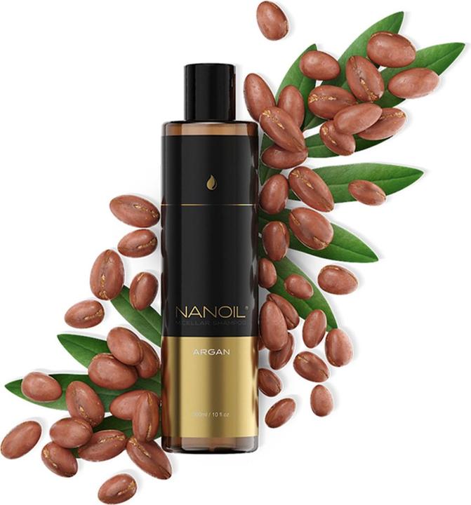 Produktbild Nanoil Mizellenshampoo mit Arganöl (300 ml, Flüssiges Shampoo)