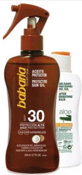 Immagine prodotto Babaria COCO ACEITE SPF20 200ML + ALOE VERA DOPO SOLE 100ML (300 ml, Spray doposole)