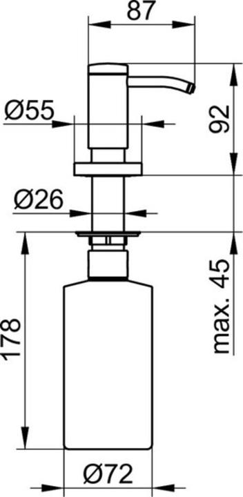 Produktbild Keuco Plan Einbau-Seifenspender