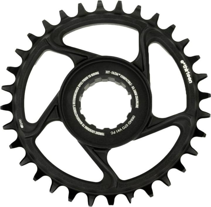 Produktbild e*13 e*spec Direct Mount Kettenblatt, 32 Z., Fazua, 55mm Kettenlinie, black (32)