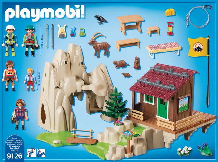 Produktbild Playmobil Kletterfels & Berghütte (9126)