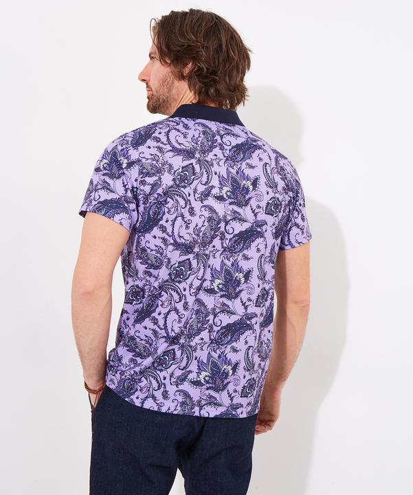 Actual product image Joe Browns Paisley Print Polo Shirt (L)