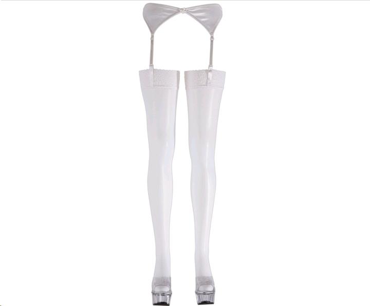Produktbild Cottelli Collection Straps-Strümpfe weiss (M)