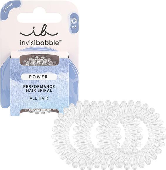 Actual product image Invisibobble Hair Tie Power crystal clear 3 pcs (Hair tie)