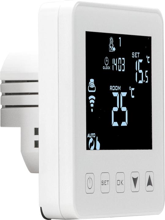 Actual product image Casativo WLAN thermostat for underfloor heating, control via app, Siri, Alexa & GA, set of 4
