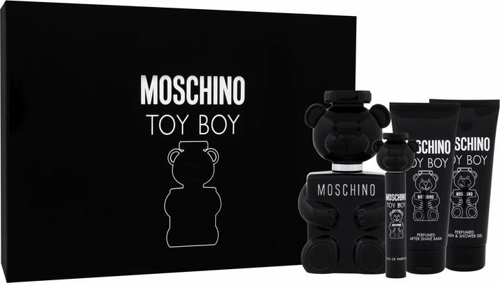Immagine prodotto Moschino Natale 2021 Eau de Parfum 100 / Bath & Shower Gel / After Shave Balm / (Set profumo)