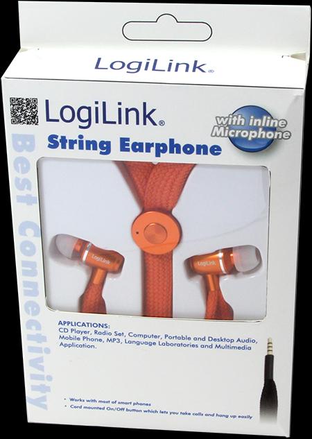 Image du produit LogiLink Écouteur à corde (Filaire)