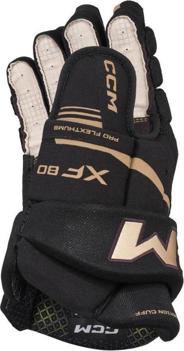 Produktbild CCM Tacks XF80 JR Hockeyhandschuhe (11"/28 cm, Schwarz/Weiss) (10)