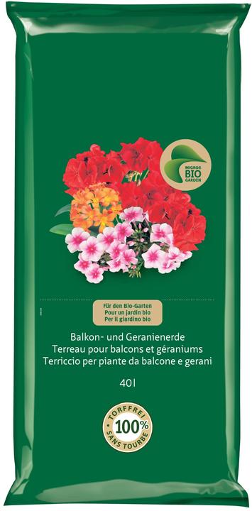 Migros-Bio Garden Balkon- und Geranienerde (40 l, Erde ohne Torf)