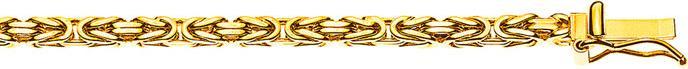 Natsumi Schmuck Halskette Gelbgold 18K/750 Königskette 2.5mm (750/18 K Gelbgold, 45 cm)