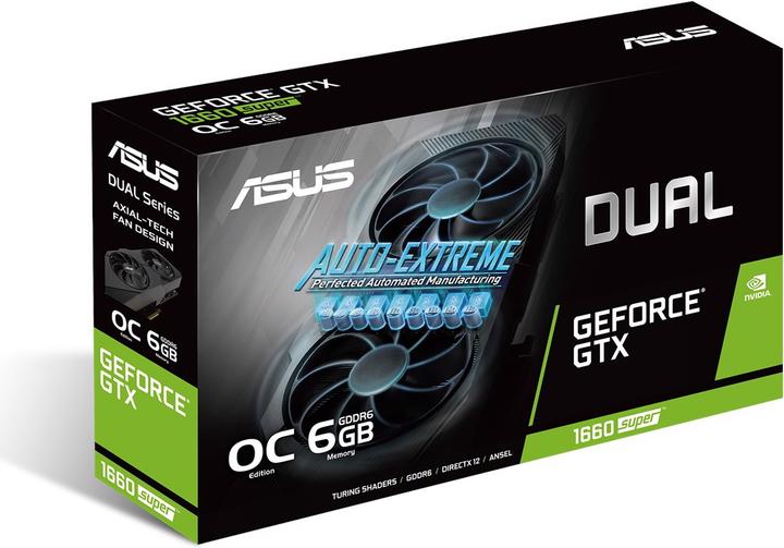 Produktbild ASUS GeForce DUAL GTX1660S O6G EVO (6 GB)