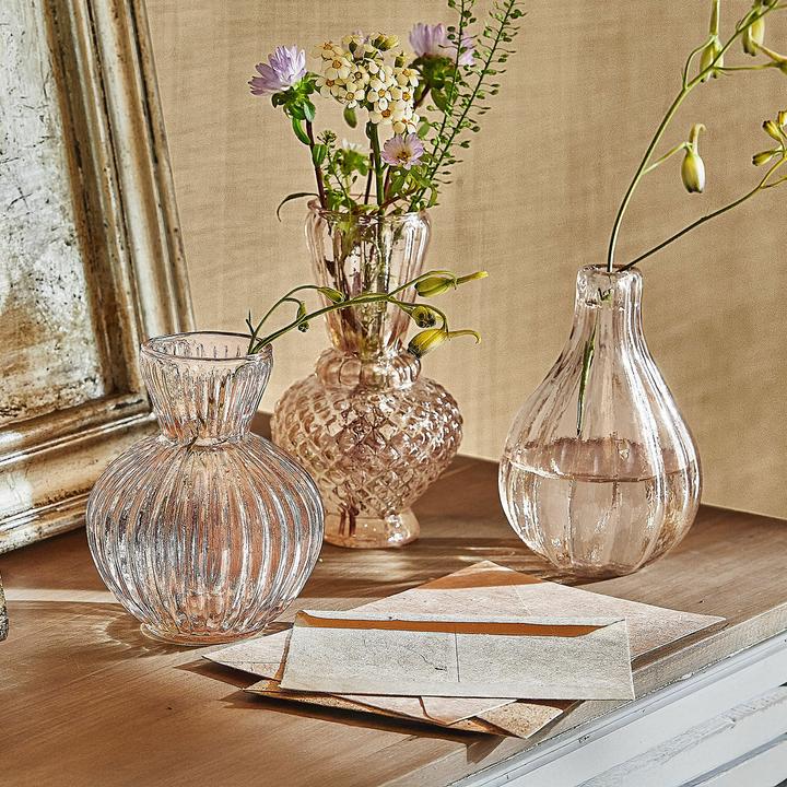 Actual product image Loberon Vase 3er Set Faunelle rosé (3 x)
